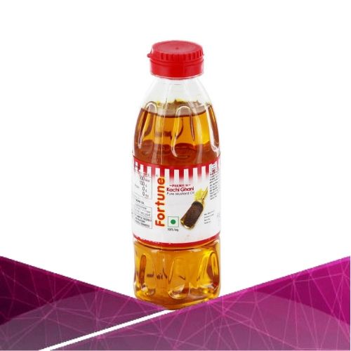 FORTUNE KACHI GHANI MUSTARD OIL PET 500ML LOOSE 129 RS MRP