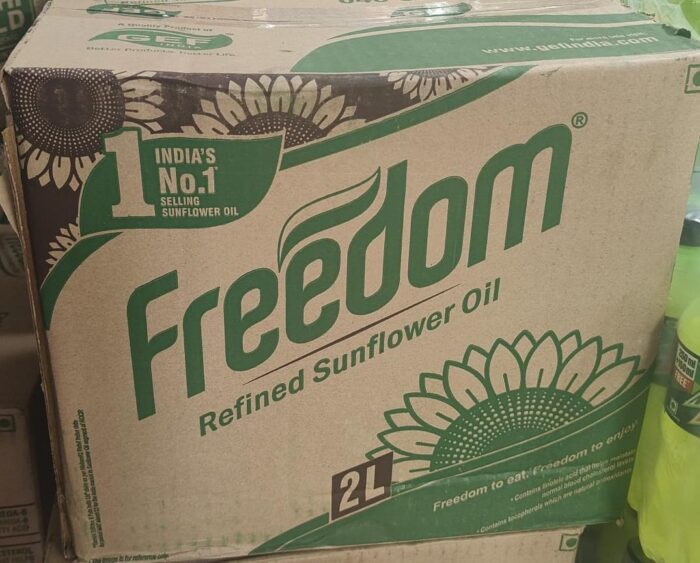 FREEDOM SUNFLOWER OIL 2 LTR PET BOTTLE SET OF 6 PICS