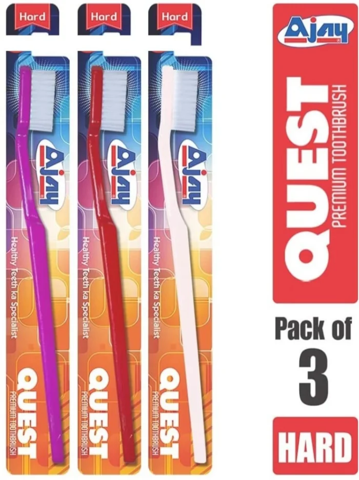 AJAY COMPLTE PREMIUM TOOTH BRUSH MEDIUM 20RS MRP SET OF 10+2