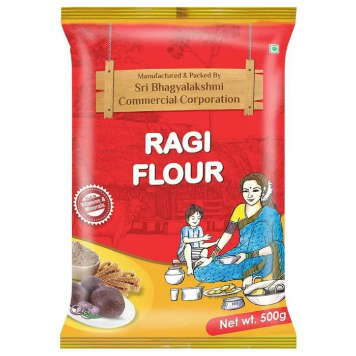 BHAGYALAKSHMI RAGI FLOUR 500 GM