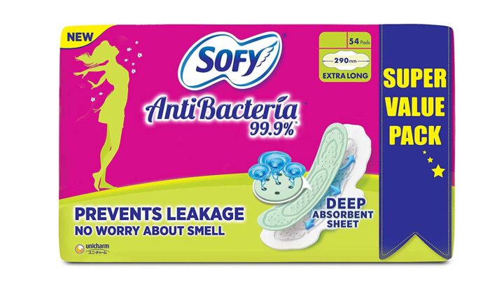 SOFY ANTI BACTREIAL PADS 28 PADS 280 MM