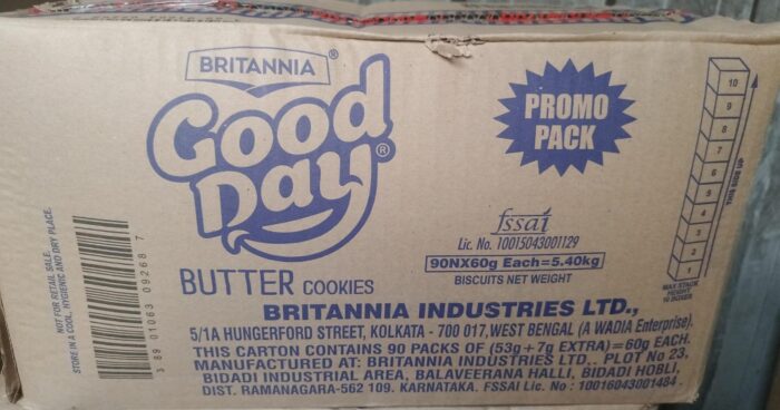 GOOD DAY BISCUITS BUTTER MRP 5 RS SET OF 180 PCS