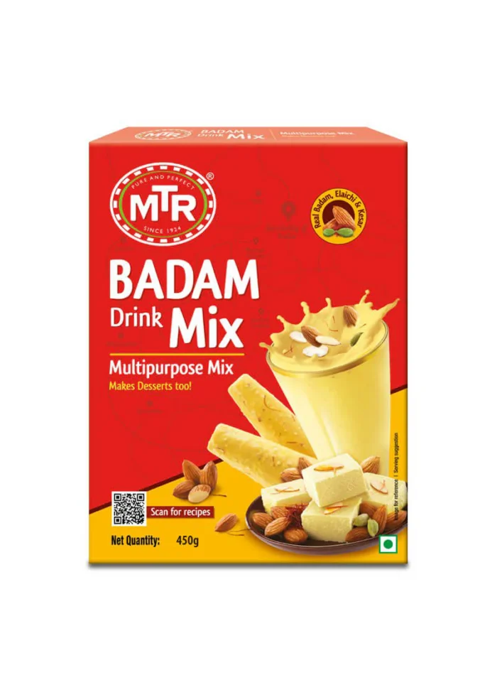 MTR BADAM DRINK MIX 450GM 280MRP