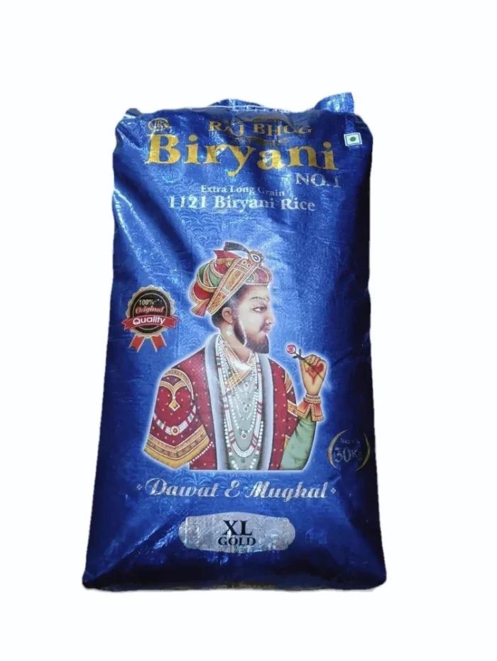 RAJ BHOG BLUE BIRYANI RICE 30 KG MRP 3750