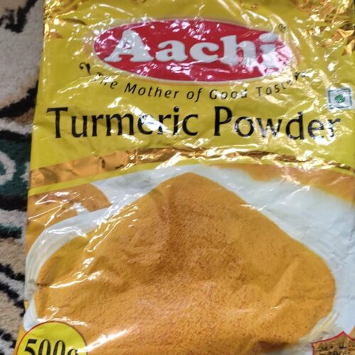 AACHI TURMERIC POWDER 500 GM 210 MRP