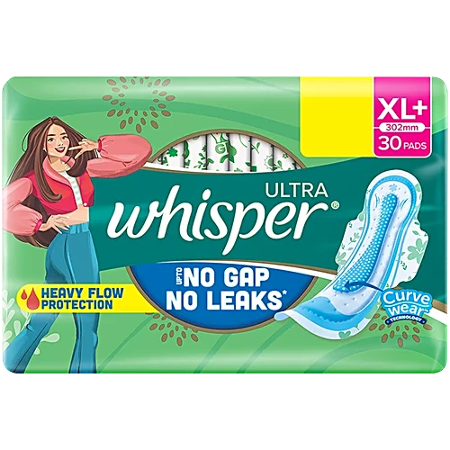 WHISPER ULTRA XL 302 MM 30 PADS 399 RS MRP