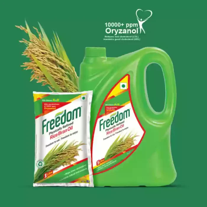FREEDOM RICE BRAIN OIL 5 LTR CAN