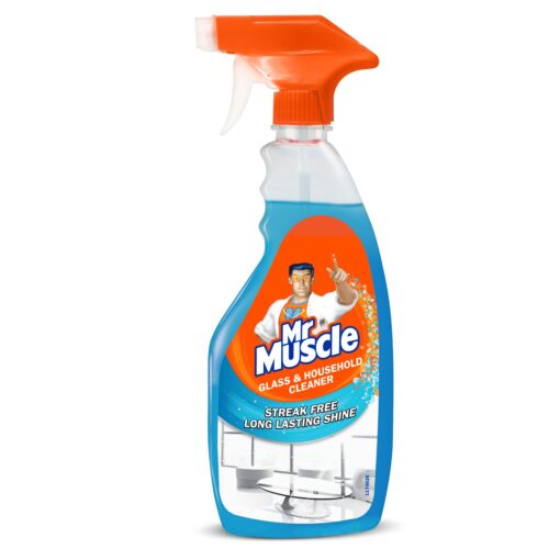 mrMUSCLE GLASS CLEANER 500ML BOTTLE 105 RS MRP