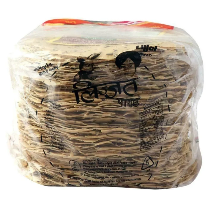 LIJJAT PUNJABI PAPAD 1 KG PKT 422 RS MRP