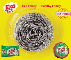 EXO SUPER STAINLESS STEEL SCRUBBER 15RS MRP