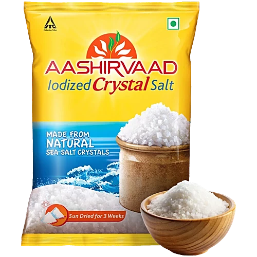 AASHIRVAD CRYSTAL SALT 1KG MRP 22