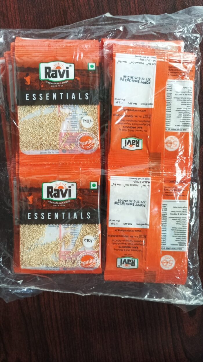RAVI POPPY SEEDS 10RS SET OF 10PCS